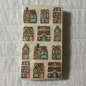 Lady Jayne Ginger Bread Christmas Winter Holiday Guest Paper Towels pack of 32